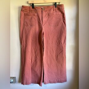 LOFT Palmer Wide Leg Jeans